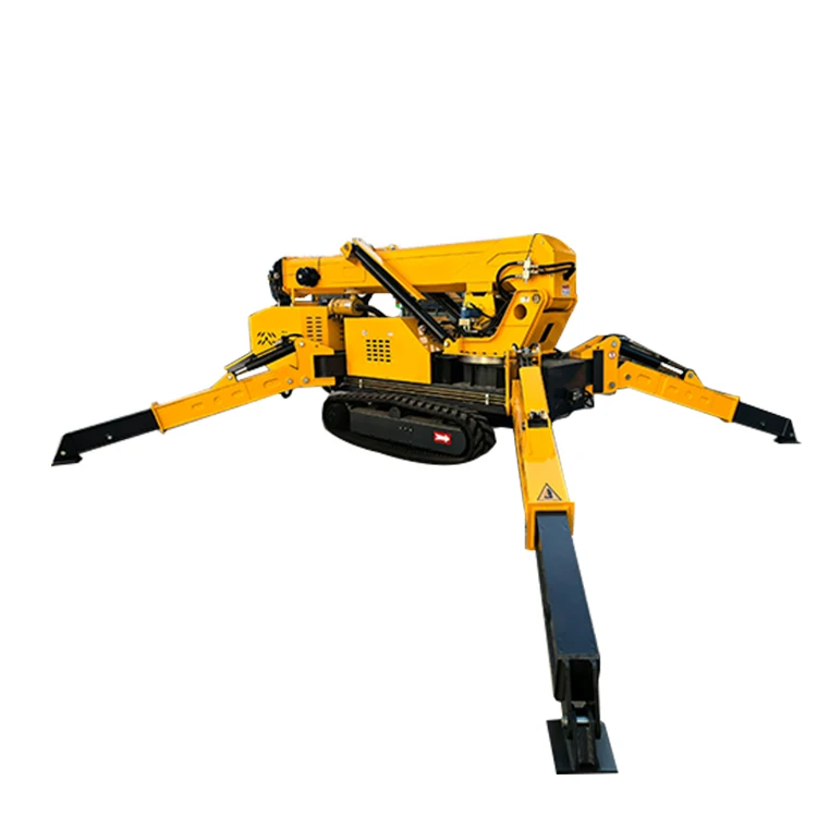 

3 Ton Spider Crane Hydraulic Mobile Mini Spider Crane Lift with Grapple Saw Compatibility Ideal for Tree Care and Construction