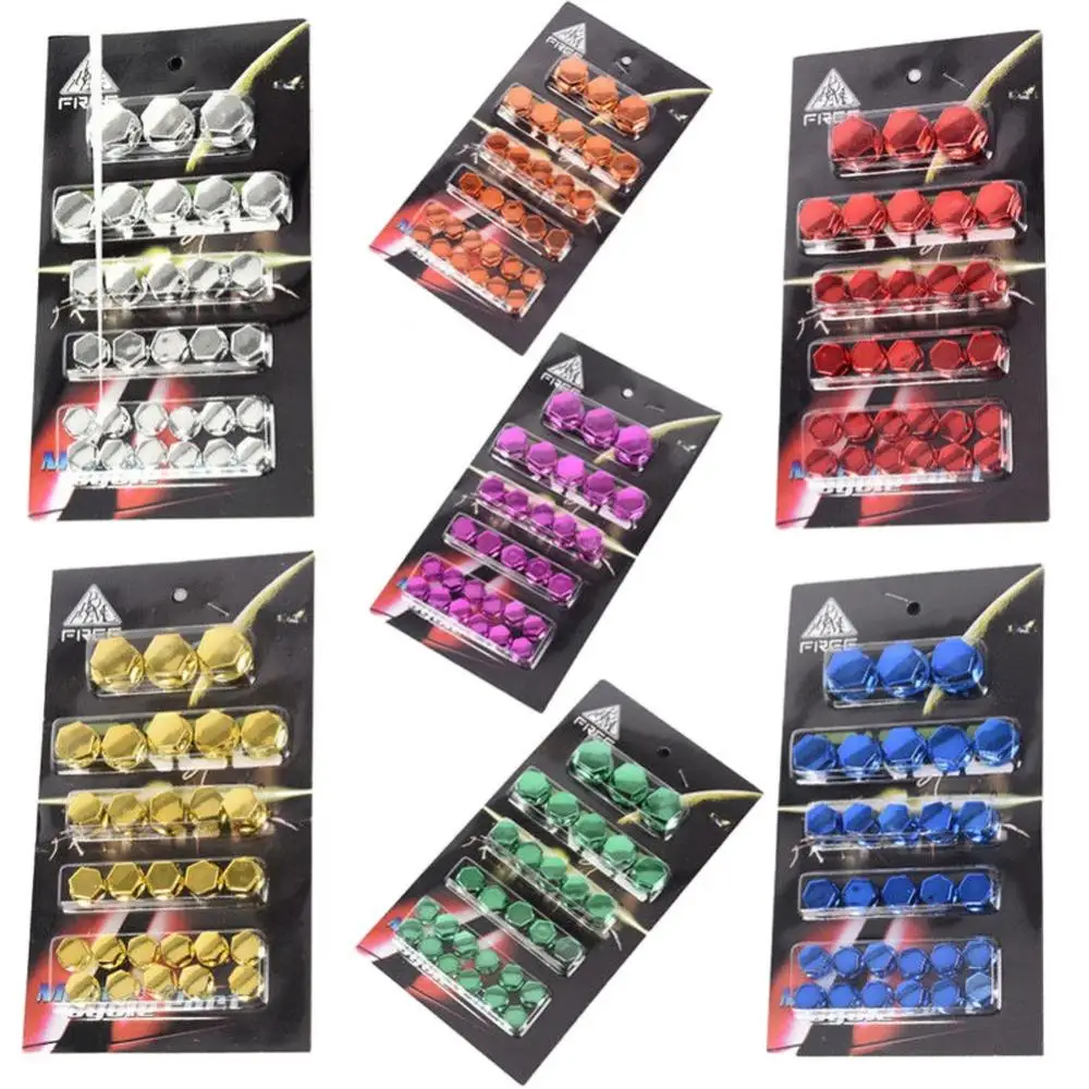 30Pcs Motorcycle Scooter Screw Nut Bolt Caps Cover Decor Motorbike Ornament cool and stylish.