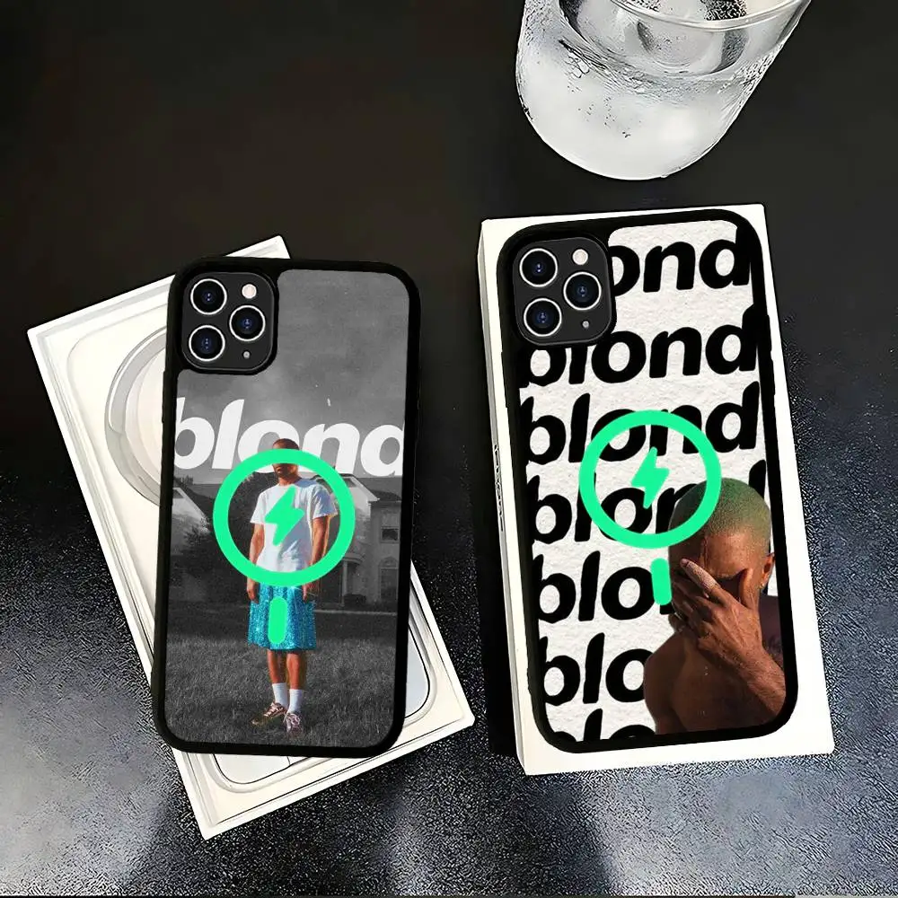 

Popular F-Frank Ocean B-Blonde Magnetic Case For IPhone 17 16 14 13 12 11 15 Pro Max Plus Wireless Charge Phone Cover