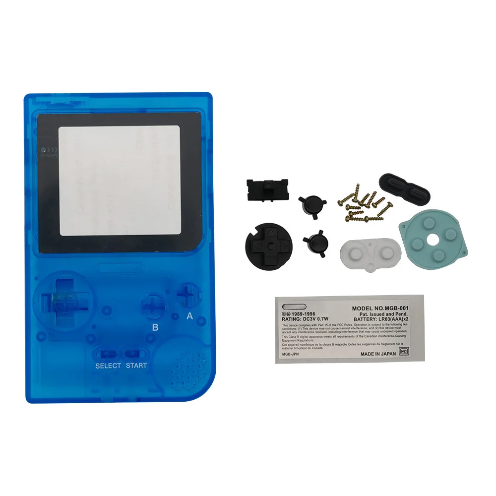 新しい Nintend 用ゲームボーイアドバンスシェルハードケースと画面レンズの交換ゲームボーイアドバンスコンソールハウジング