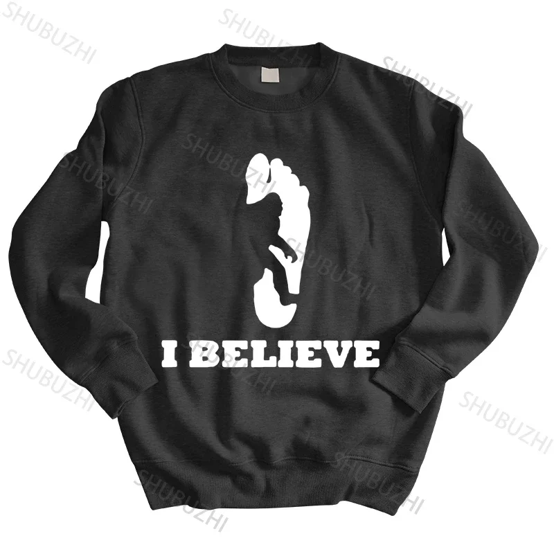 thin sweatshirt men hoody I Believe sweatshirt - Mens Big Foot Sasquatch Hendersons autumn spring hoodies