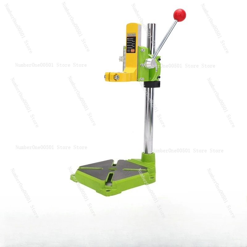 6117 Drill Press Stand Cast Iron Base Converts Hand Drill for Precision Work