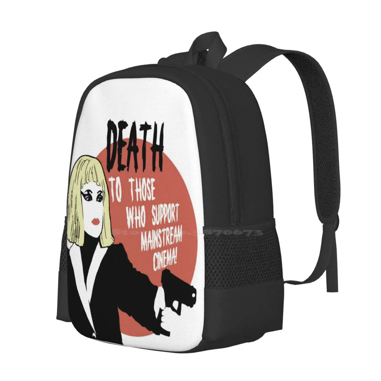 Cecil B Demented John Waters Pattern Design Laptop Travel School Bags Melanie Griffith Cecil B Demented John Waters Movies Cult