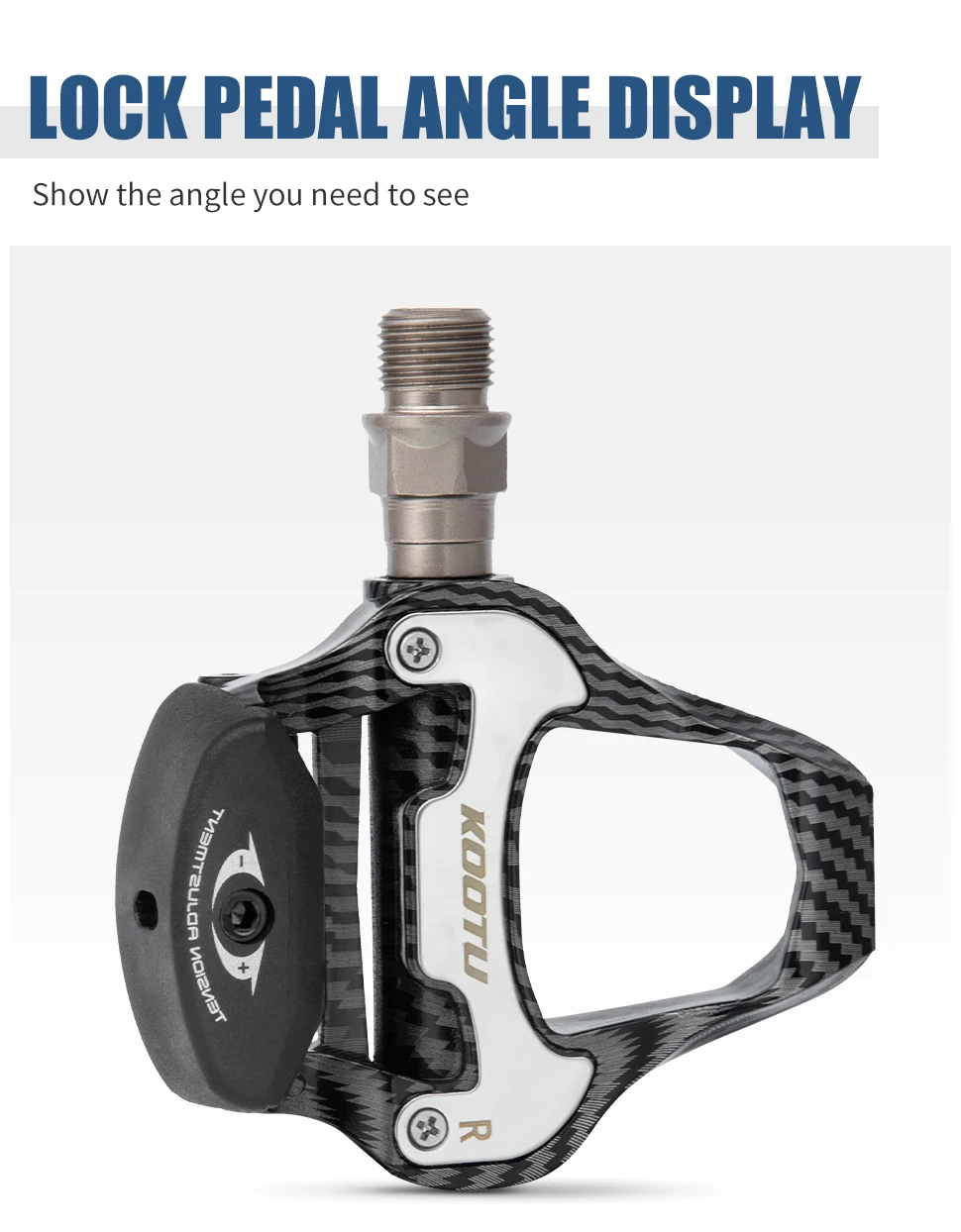Pedales automáticos para bicicleta de carretera, pedales con clip de carbono con rodamientos sellados, funciona con peda