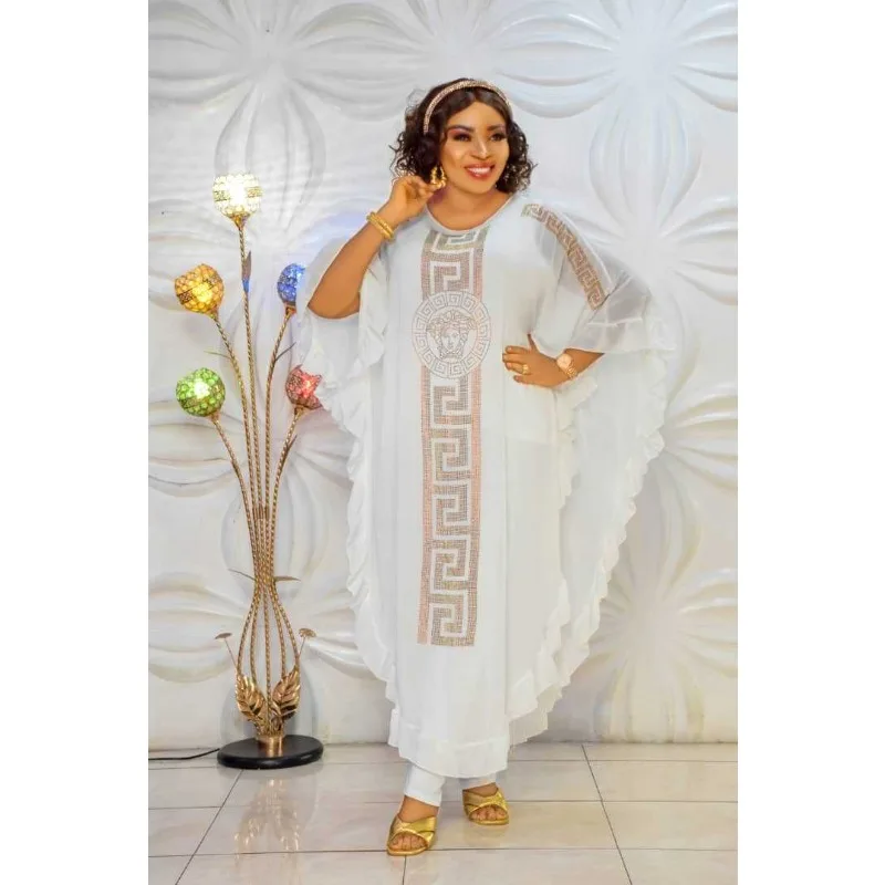 

African Clothes for Women 2 PCS Sets Tops And Skirts Suits Dashiki Ankara Outfits Gown Plus Size Wedding Party Dresses 2026