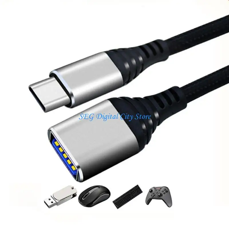 U75B MultiFunctional USB3.0 to Type C OTG Adapter Compatible for Various Gadgets