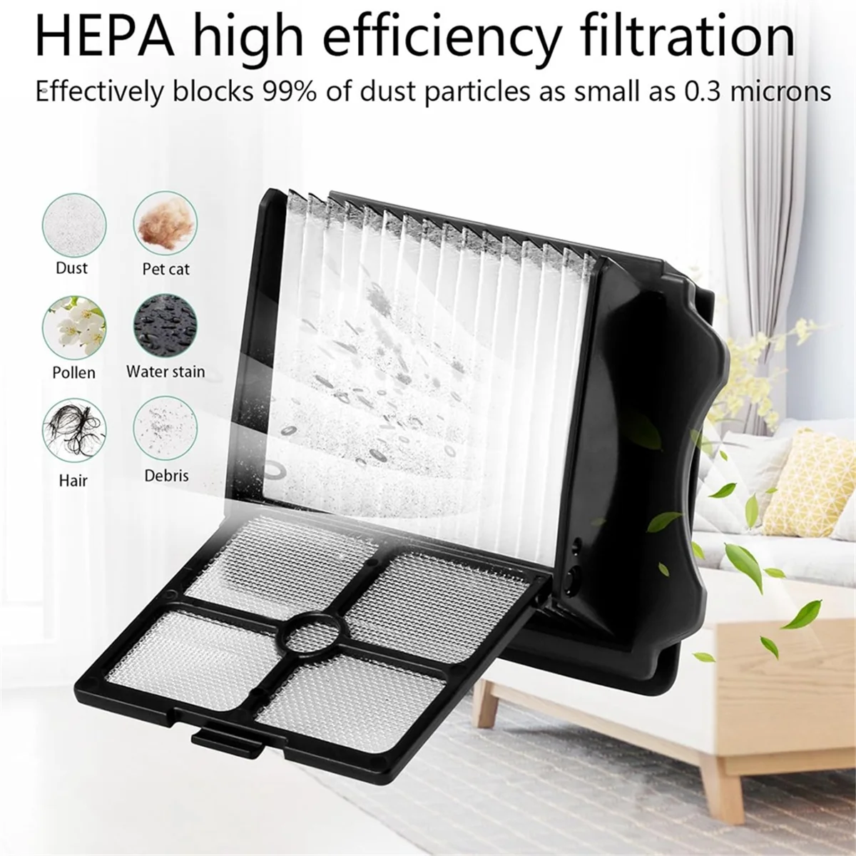 ลูกกลิ้งแปรงและแผ่นกรอง HEPA สําหรับ Tineco IFloor 3 และชั้น One S3 ไร้สายเปียกแห้งเครื่องดูดฝุ่นเปลี่ยนชิ้นส่วน