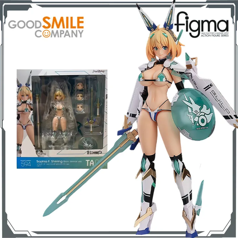 GSC Original Figma lapin fille Costume projet Sophia F. Shilling & Bikini armure Anime figurines jouets pour garçons noël