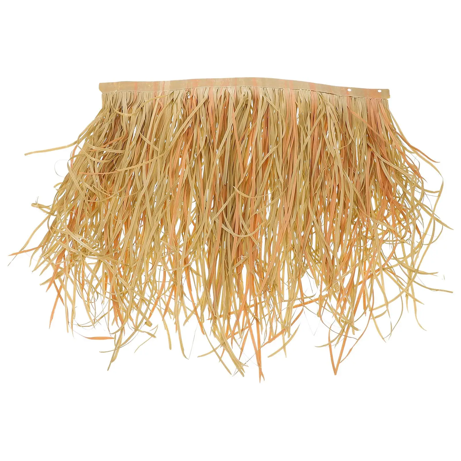 

Artificial Thatch Roofing Fake Straw Slices Garden Decor l scaping thatch roof Gazebos Balcony Restaurant Plastic Vivid Outdoor