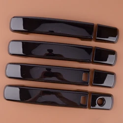 1 Set Car Exterior Door Handle Cover Trim Fit for Nissan Frontier Pickup 2005-2017 2018 2019 2020 2021 2022 2023 Black Plastic