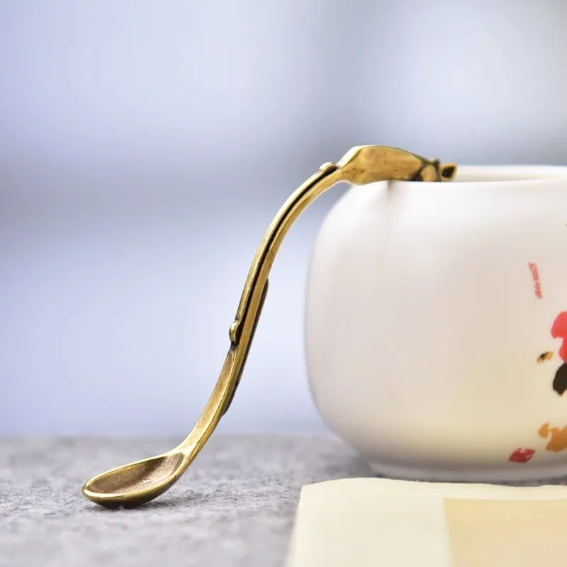 Solid Brass Water Dropper & Brush Washer  - Traditional Chinese Calligraphy Tools for Ink Grinding | Antique Desk Accessory