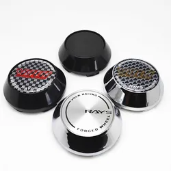 4pcs 65mm Volk Racing Rays Wheel Center Hup Cap Car Styling Dust Alloy Cover Hubcaps Logo Emblem Badge Accessories