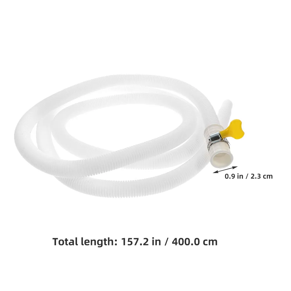AC Drain Hose 4M for Air Conditioner Outdoor Unit – Easy Install Drainage Kit with Clamp