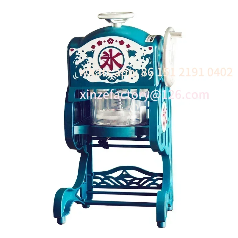 Ser adecuado para 220V Retro Maruko Tragbare Eismaschine máquina de hielo afeitado Haushalt Eis Brecher Eismaschine Slush Elektrische