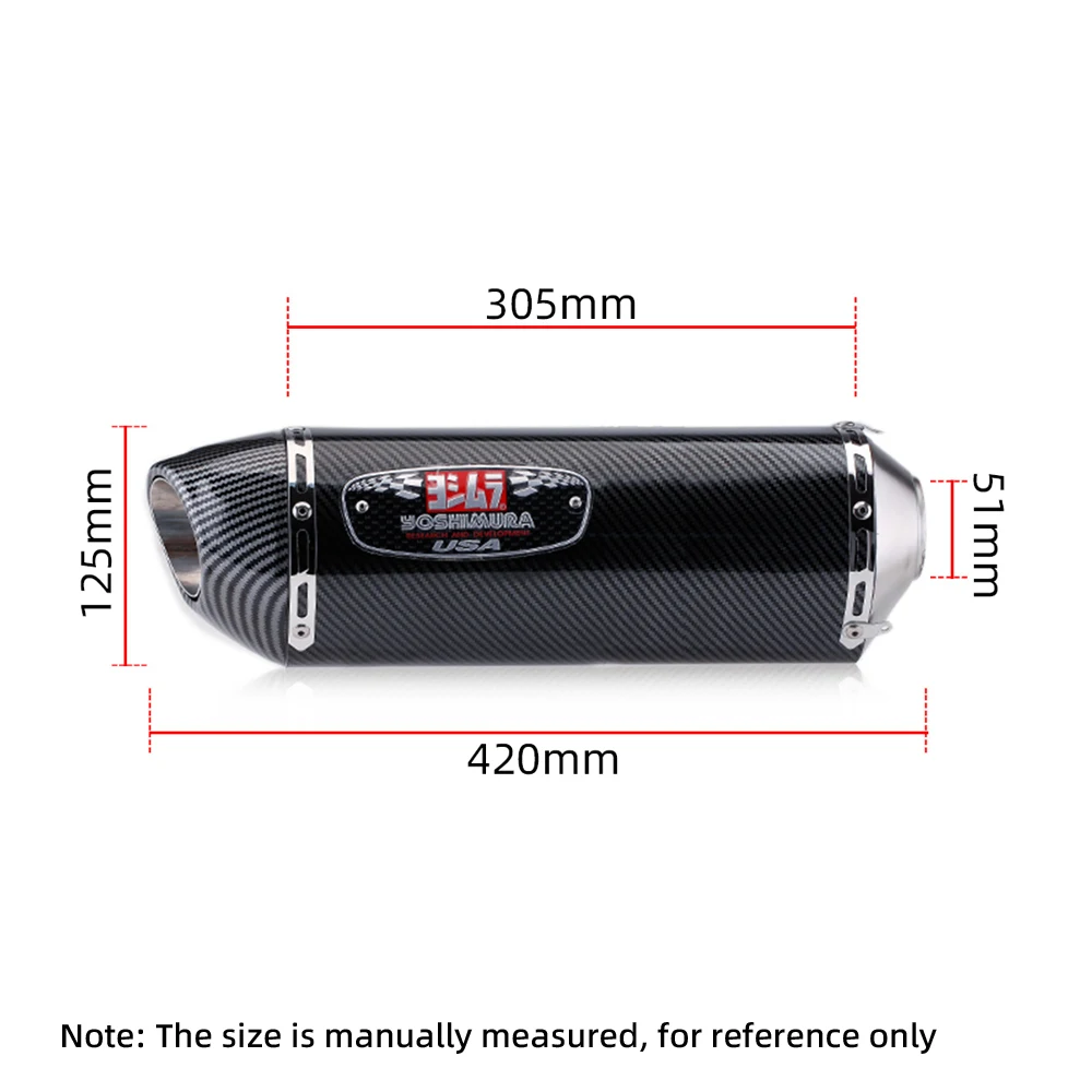 Yoshimura-sistema de Escape completo para motocicleta YAMAHA MT07 FZ07, conector de tubo frontal de 51MM, conexión Original