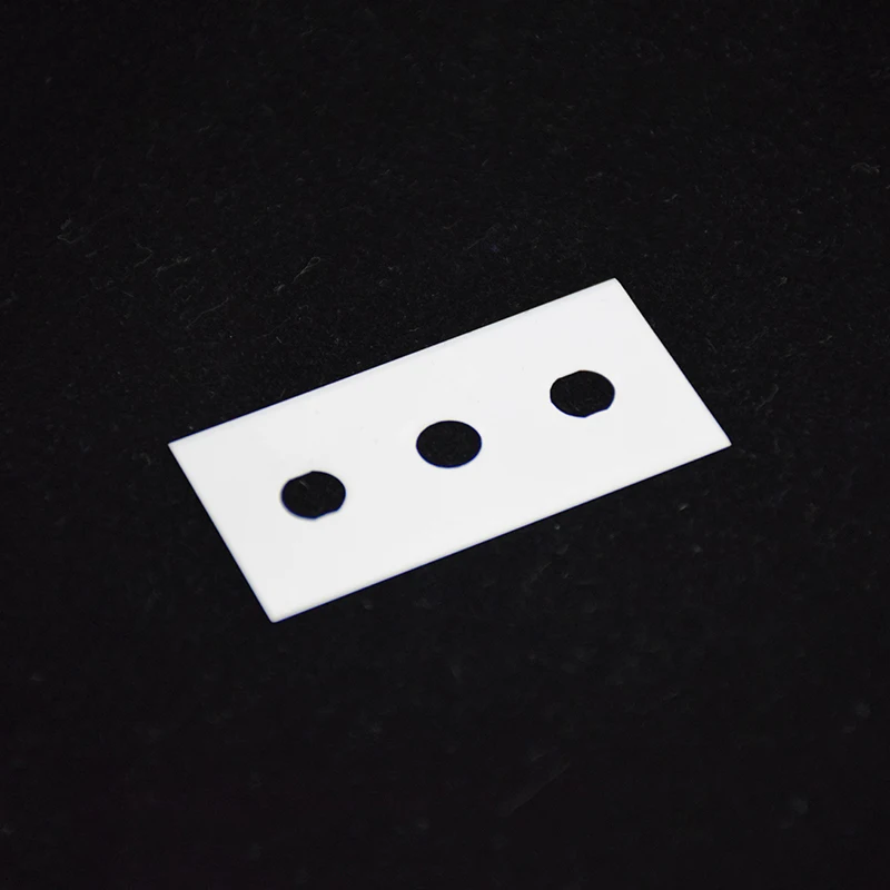 

10PCS Tungsten Carbide/Ceramic Material Three Hole Blade Laminating Machine Slitting Machine Film Paper Cutting Industrial Blade
