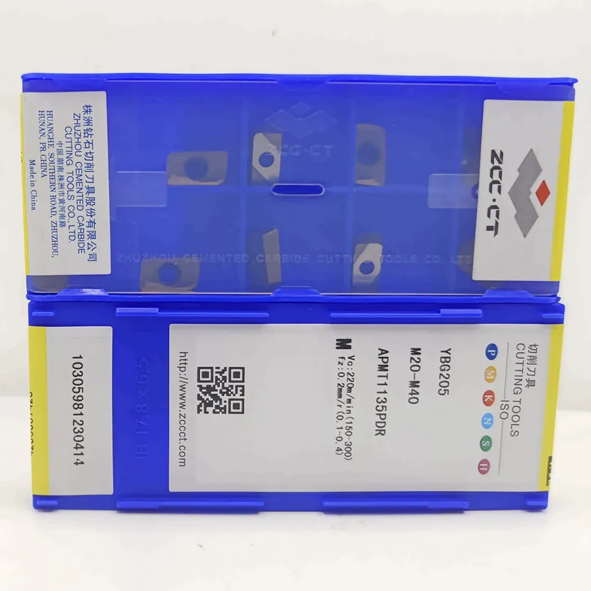 ZCC.CT APMT1135PDR YBG205/APMT1135PDR YBG202 CNC blade carbide inserts milling inserts milling tools