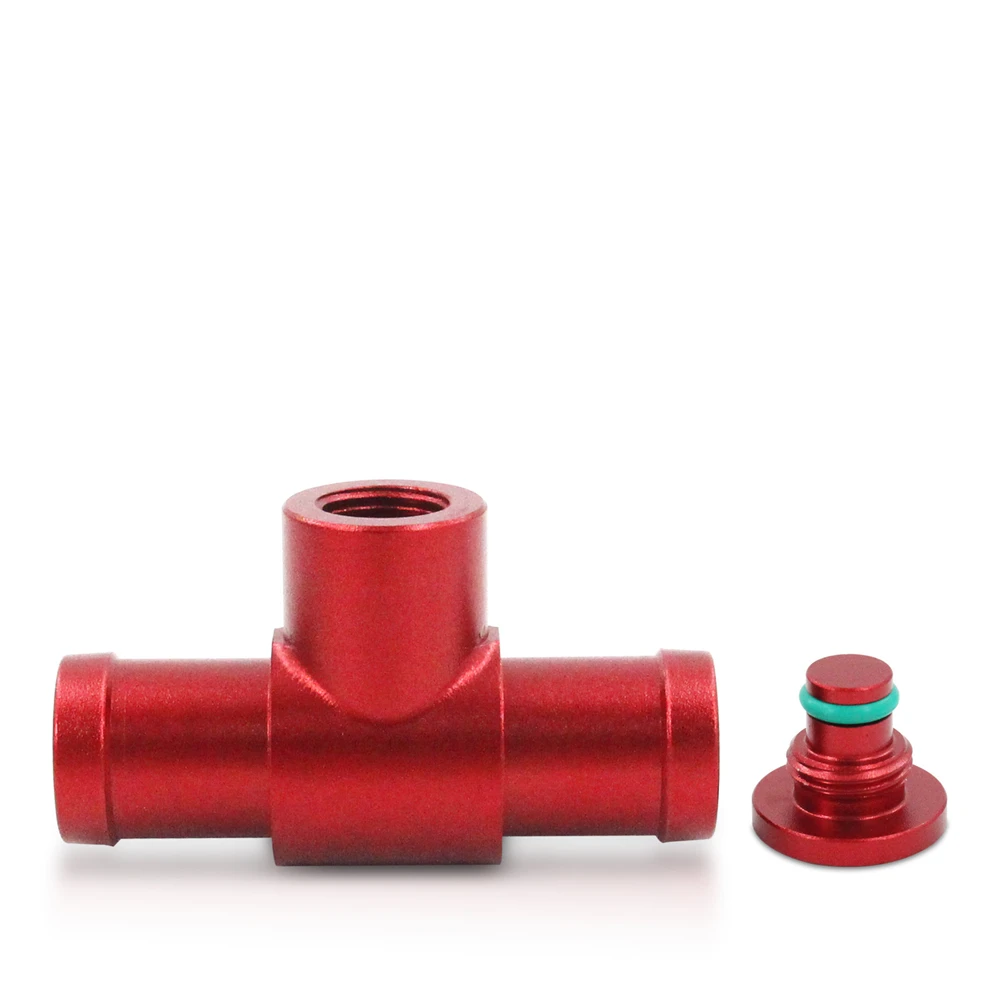for Nissan 350Z Aluminum Coolant Bleeder Port Heater Hose Connector for Infiniti G35 M35 M45 FX35 Alloy Heater Hose Connector