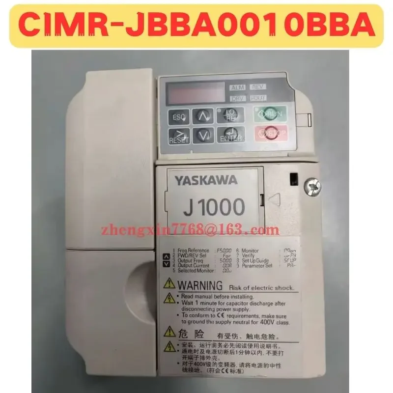 Used Frequency Converter CIMR-JBBA0010BBA CIMR JBBA0010BBA Normal Function Tested OK