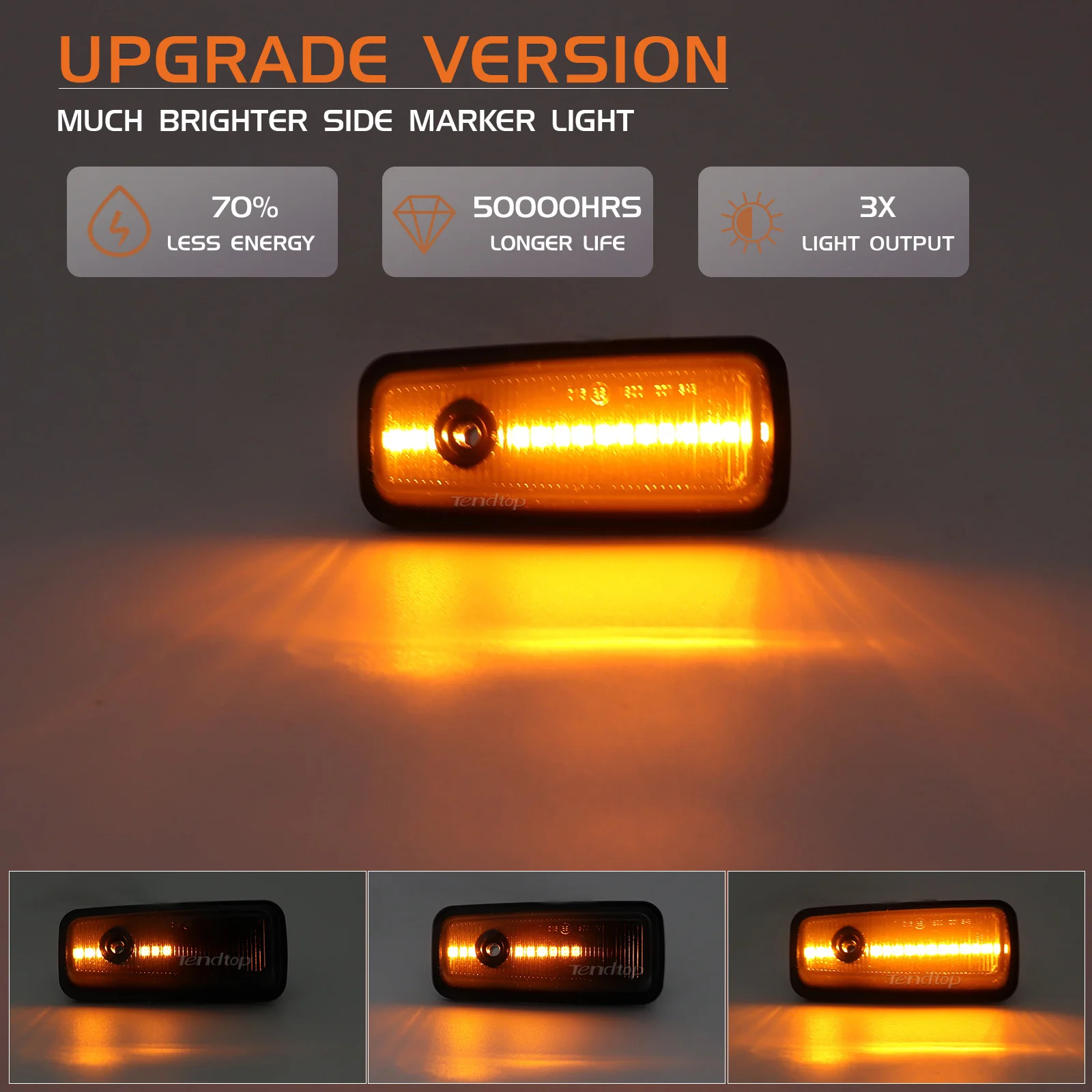 No Error Dynamic LED Side Marker Lights Turn Repeater Lamps For Mercedes Benz G Class W463 W461 G500 G550 G55 G63 G65