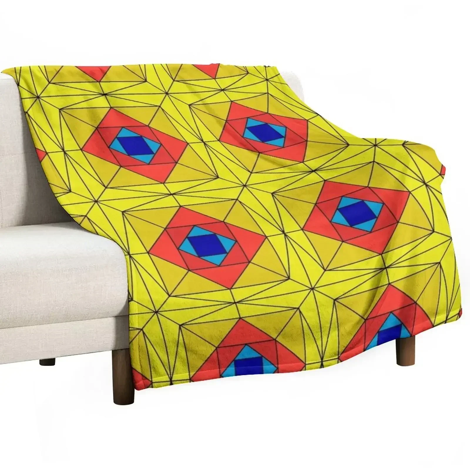 

Suspiria Stained Glass Throw Blanket Plaid on the sofa Polar Blankets