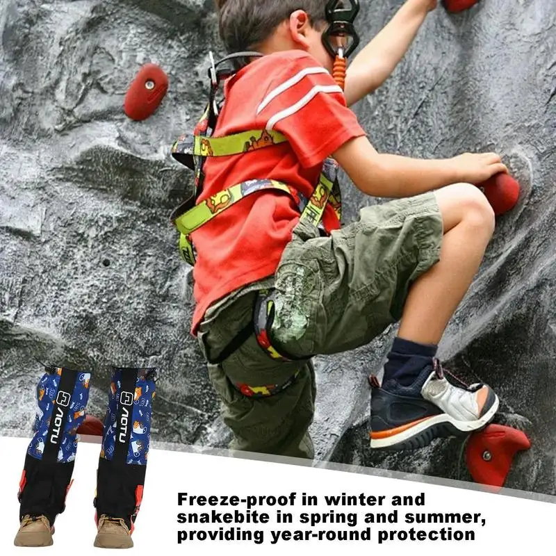 Children Leg Gaiters Children Snow Cover Kids Boot Gaiters Windproof Snow Boot Gaiters With Pattern For Kids Toddler Girls Boys