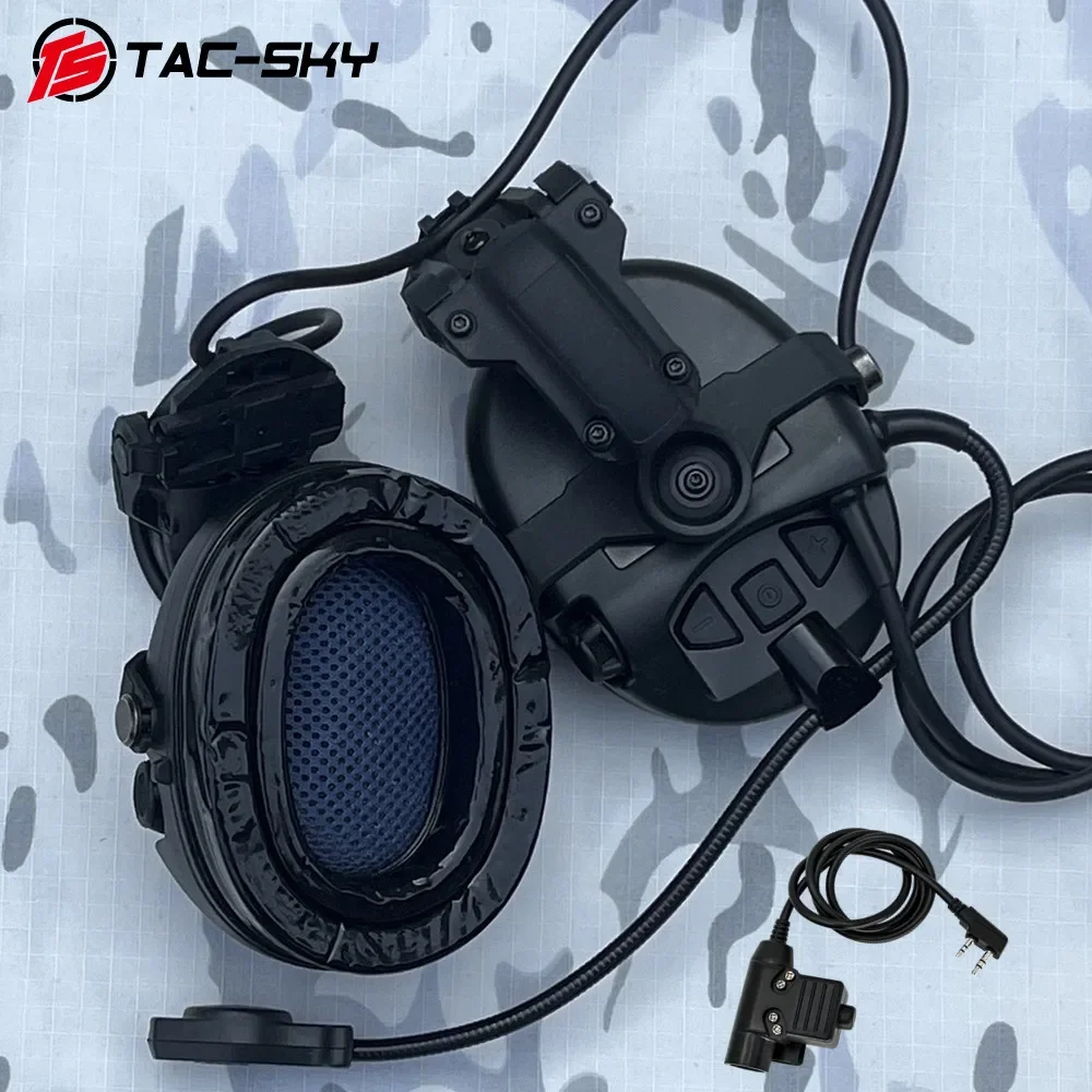 TS TAC-SKY ARC Track Stand Version Silicone Noise Cancelling Headset, TCIHEADSET LIBERATOR II for Outdoor Shooting Sports