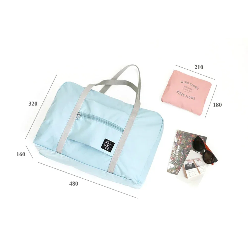 Travel Bag Folding Travel Storage Bag Travel Storage Bags Boarding Luggage Clothes Handbags Picnic Move House Large Handbag view 6