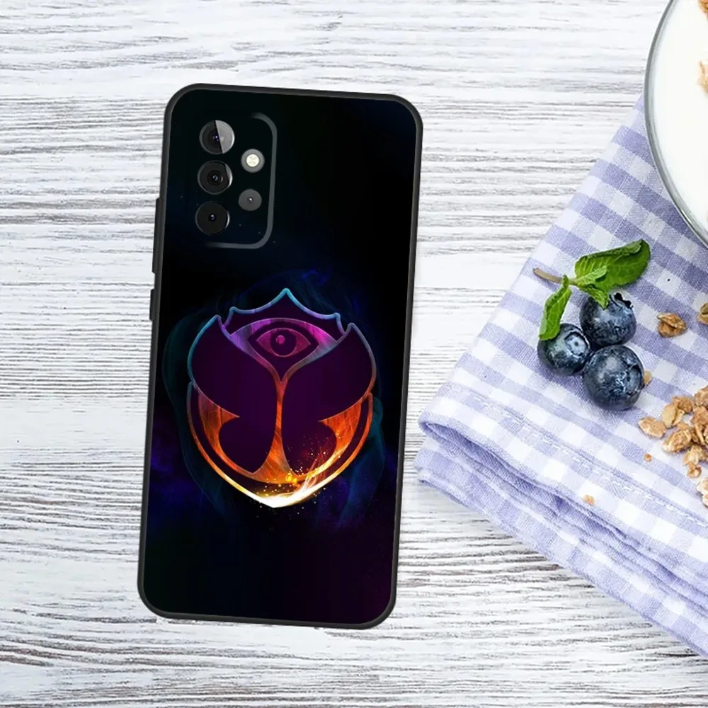 Music Festival Tomorrowlands Phone Case For Samsung Galaxy A13,A21s,A22,A31,A32,A52,A53,A71,A80,A91 Soft Black Phone Cover image 4