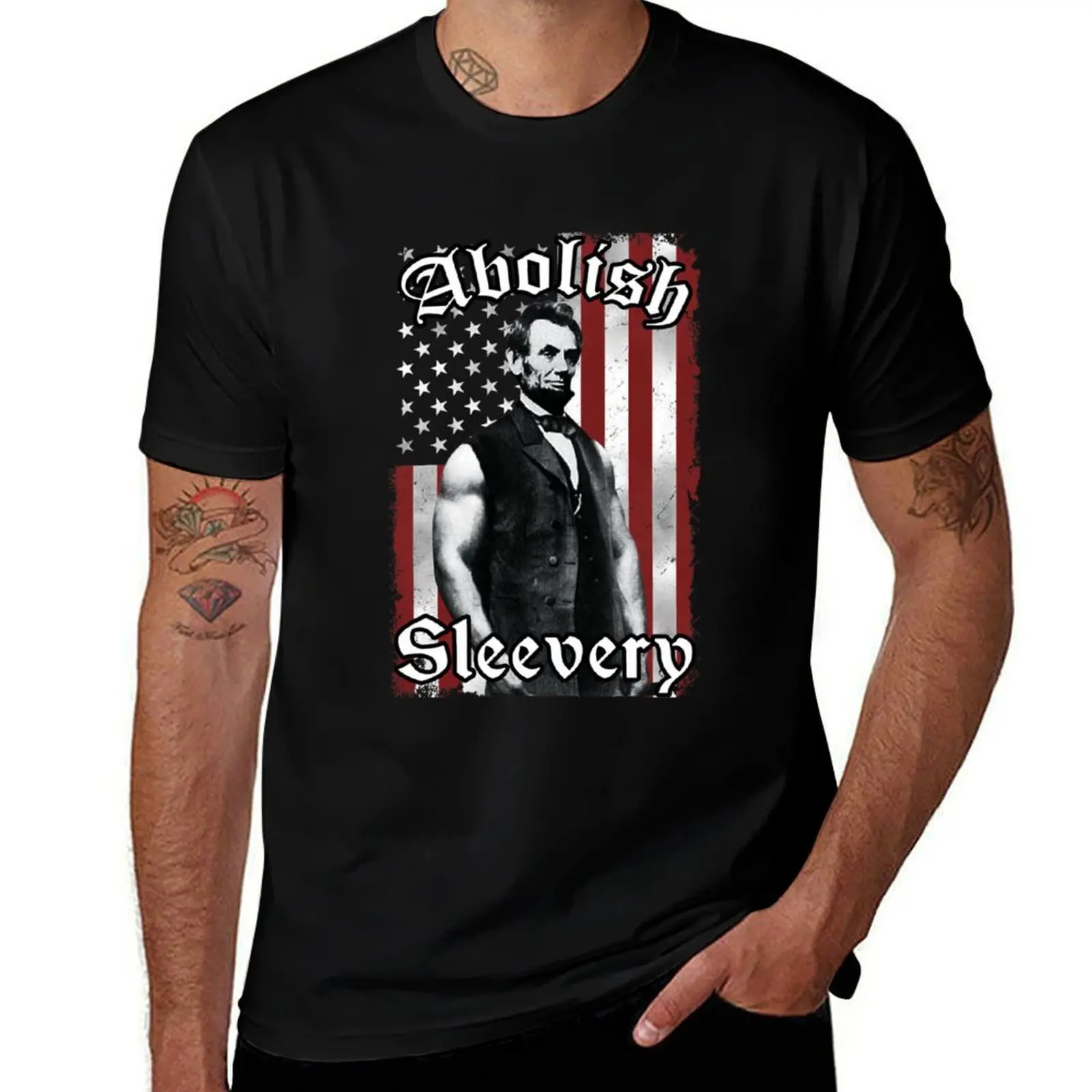 

Abolish Sleevery (Vintage) T-Shirt cotton t shirt pack cotton t shirt man men t shirt cotton 100% T-shirt