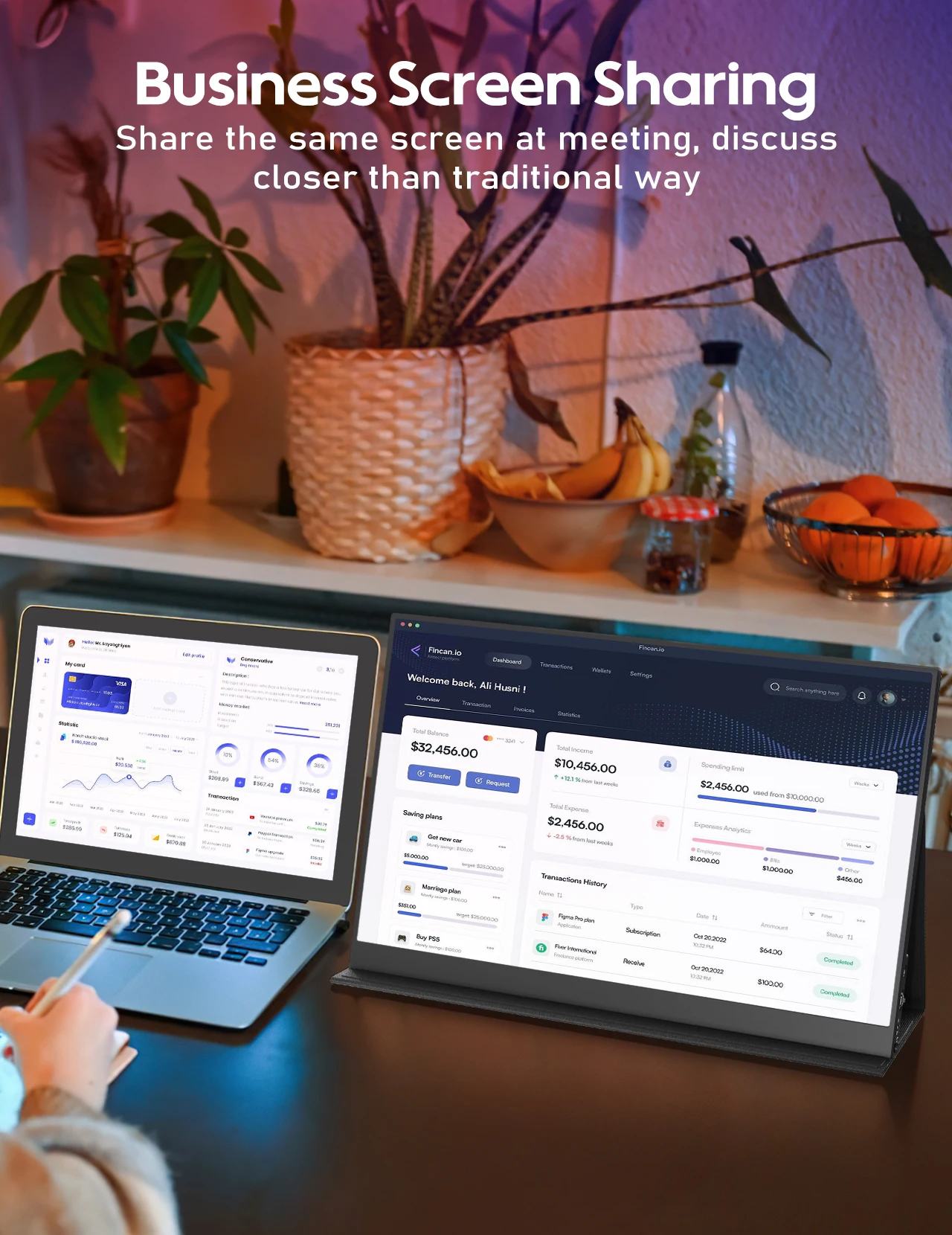 شاشة Amoudo 16 بوصة 2.5K محمولة 2560X1600 100 Adobe SRGB شاشة عرض ألعاب لأجهزة الكمبيوتر المحمول Mac Phone Xbox PS4/5 Switch #6