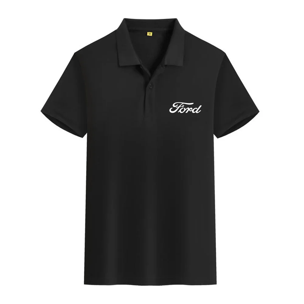 New Ford Summer Work Suit Customized 4S Shop Short sleeved T-shirt Work Suit Polo Shirt Flip Collar Top