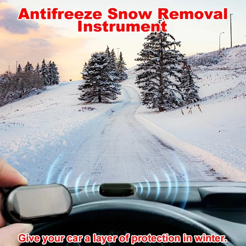Super Sale 3PCS Anti-Freeze Electromagnetic Car Snow Removal Device, Upgrade Car Interference Antifreeze Instrument for Winter