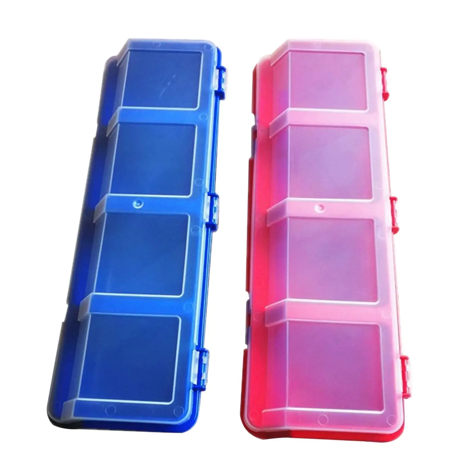 Components Screws Organizer Storage Bin Sloping Opening Semi Transparent Lid