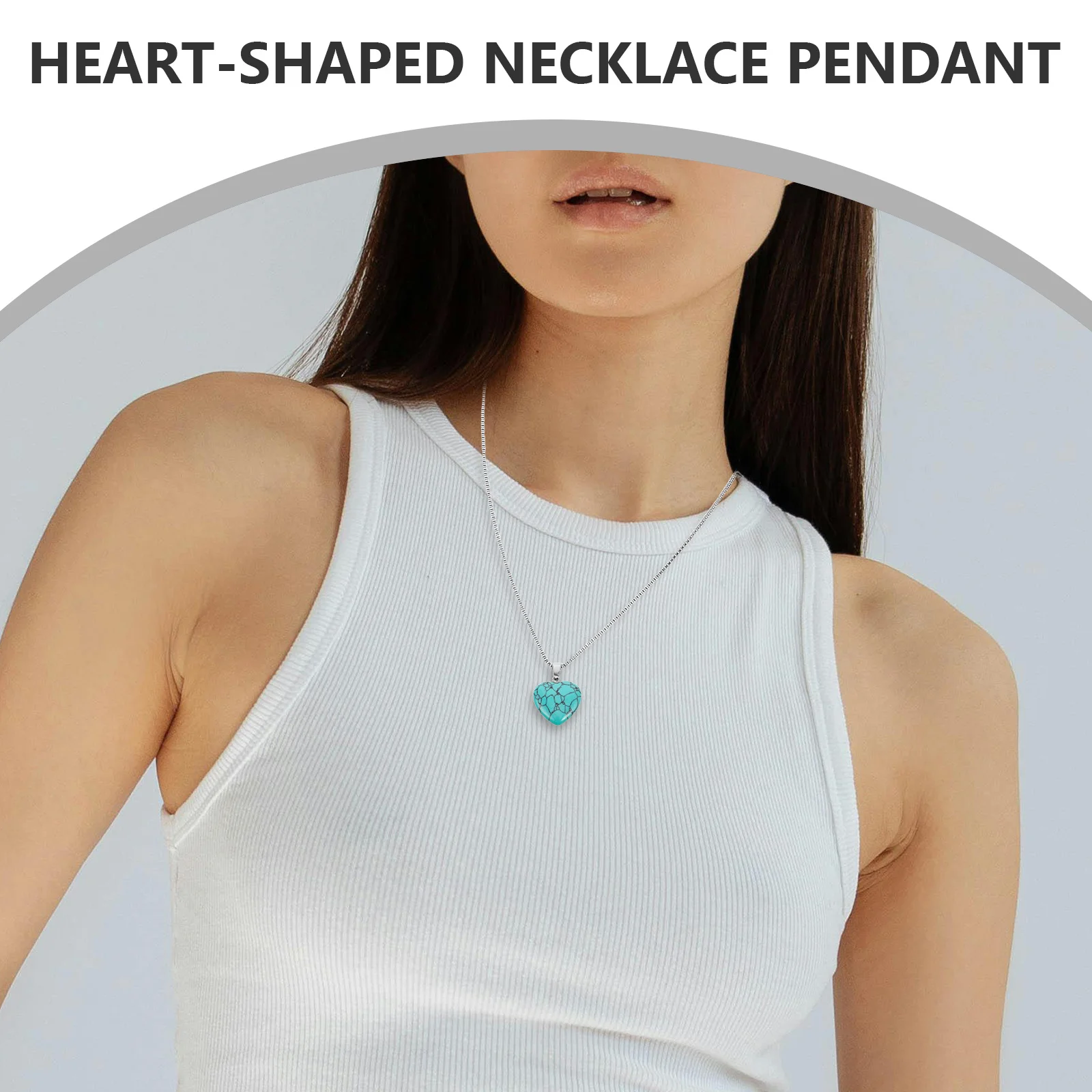 10Pcs Crystal Heart Shaped Stone Charms Natural Agate Pendants for DIY Jewelry Making Necklace Bracelet Accessories