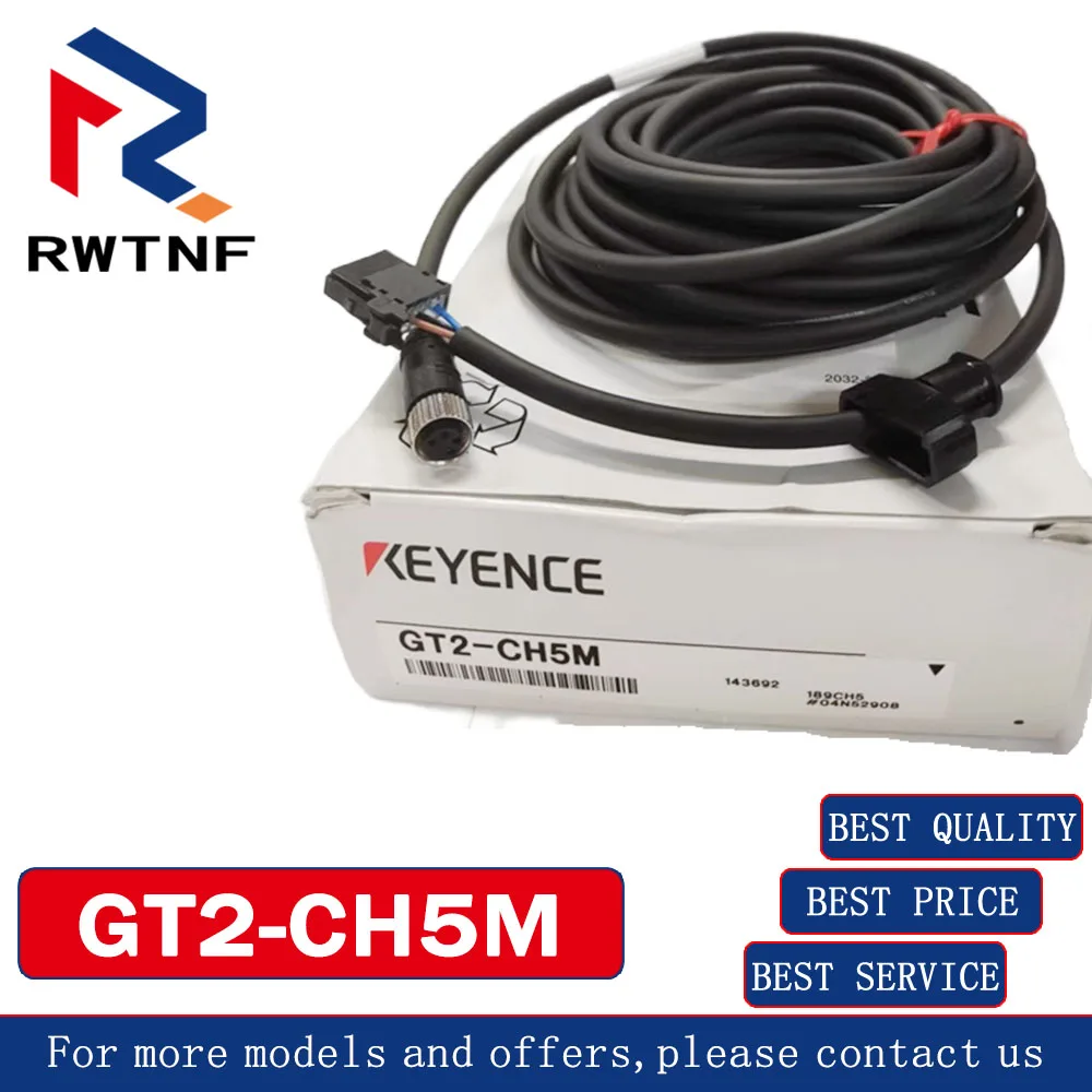 

Совершенно новый оригинальный GT2-CH5M KEYENCE, соединительный провод кабеля датчика смещения, 100% оригинал, на складе