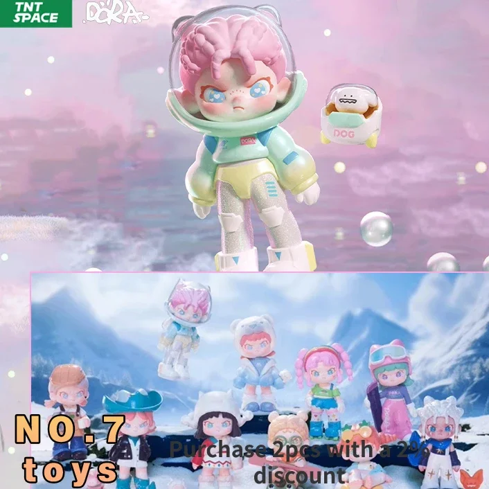 

Original DORA Escape Plan Series Blind Box Toy Cute Anime Action Figure Kawaii Desktop Ornament Doll Girl Birthday Gift Guessbag
