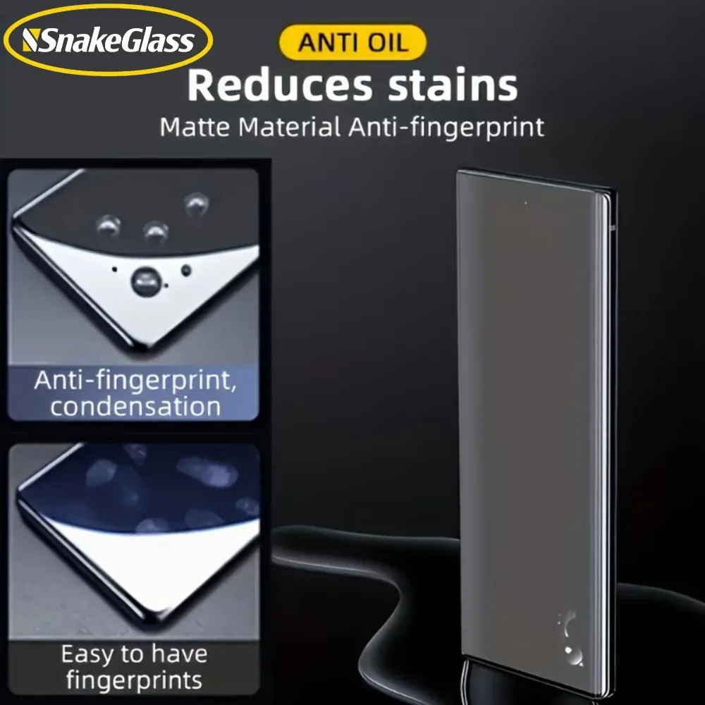 3 Stück Vollflächige Matte Hydrogel-Folie für Samsung Galaxy S26 S25 S24 Ultra S23 S22 S21Plus Note20 Ultra Sturzsicherer Displayschutz – Detail 7