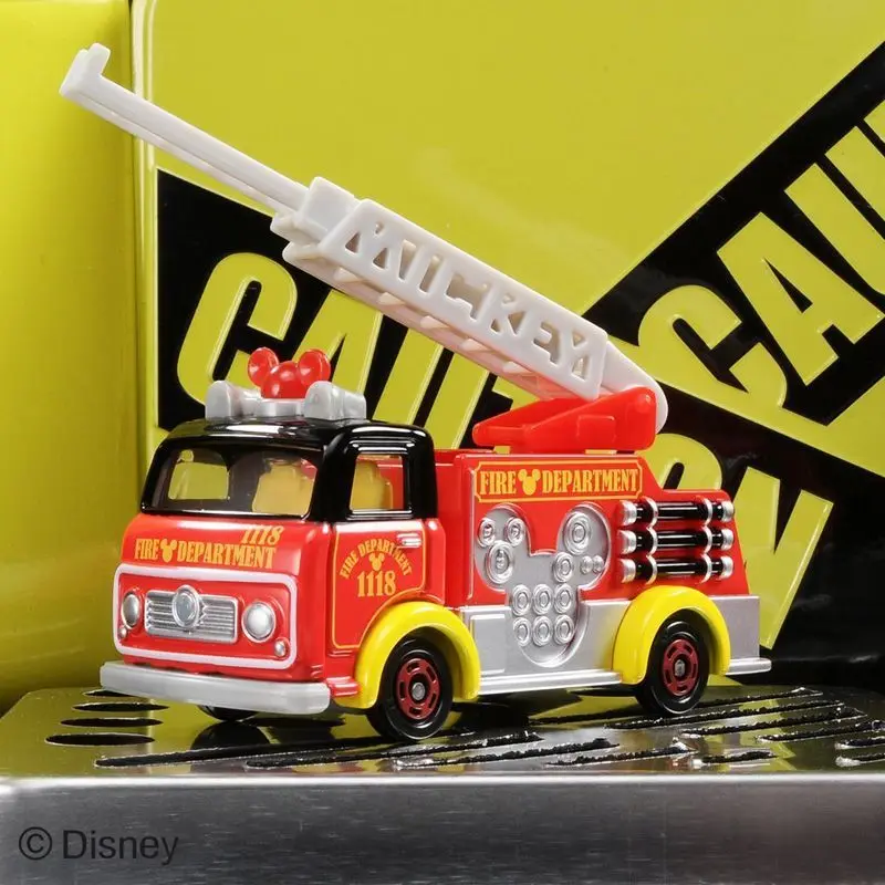 TAKARA TOMY Tomica DISNEY moteurs DM-17 Mickey échelle aérienne camion de pompier alliage jouet véhicule à moteur moulé sous pression modèle en métal