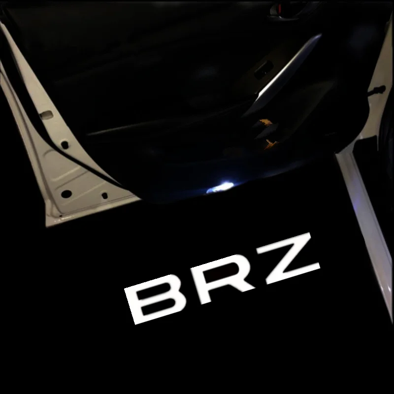 

2PCS Led Car Door Light Led Shadow Laser Projector Lamp For Subaru BRZ 12-17 Welcome Light Atmasphere Decoration Emblem Lamp
