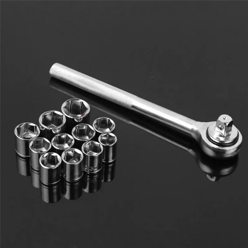 40 Pieces of Auto Repair Tools, Car-Mounted Tools, Repair Tools, Emergency Socket Combination Wrench