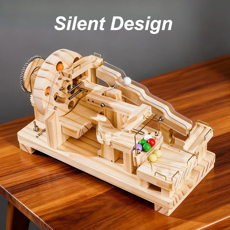 ألعاب حرفية إبداعية نموذج مجموعات كرة خشبية مسار اللبنات لعبة ألغاز ميكانيكية لتقوم بها بنفسك تجميع نموذج هدايا أعياد ميلاد للأطفال