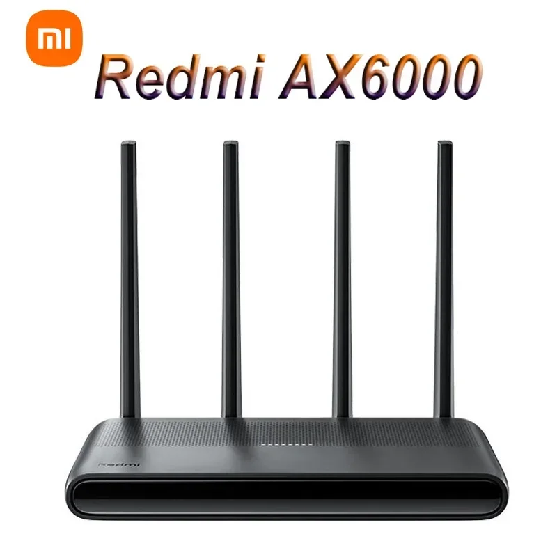 Оригинальный маршрутизатор Xiaomi AX6000 AIoT 6000 Мбит/с WiFi6 VPN 512 МБ Qualcomm сетчатый повторитель сигнала сетевой усилитель Redmi AX6000