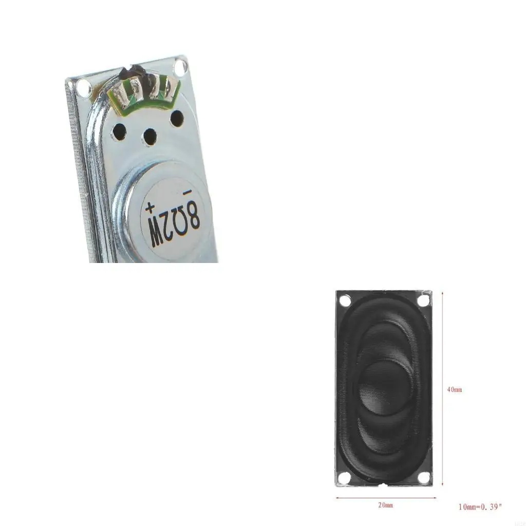 462E Portable 8Ohm 2W Rectangle Sound Loudspeaker Used for Toy, Application Rectangle Speaker for Toys Easy to Install
