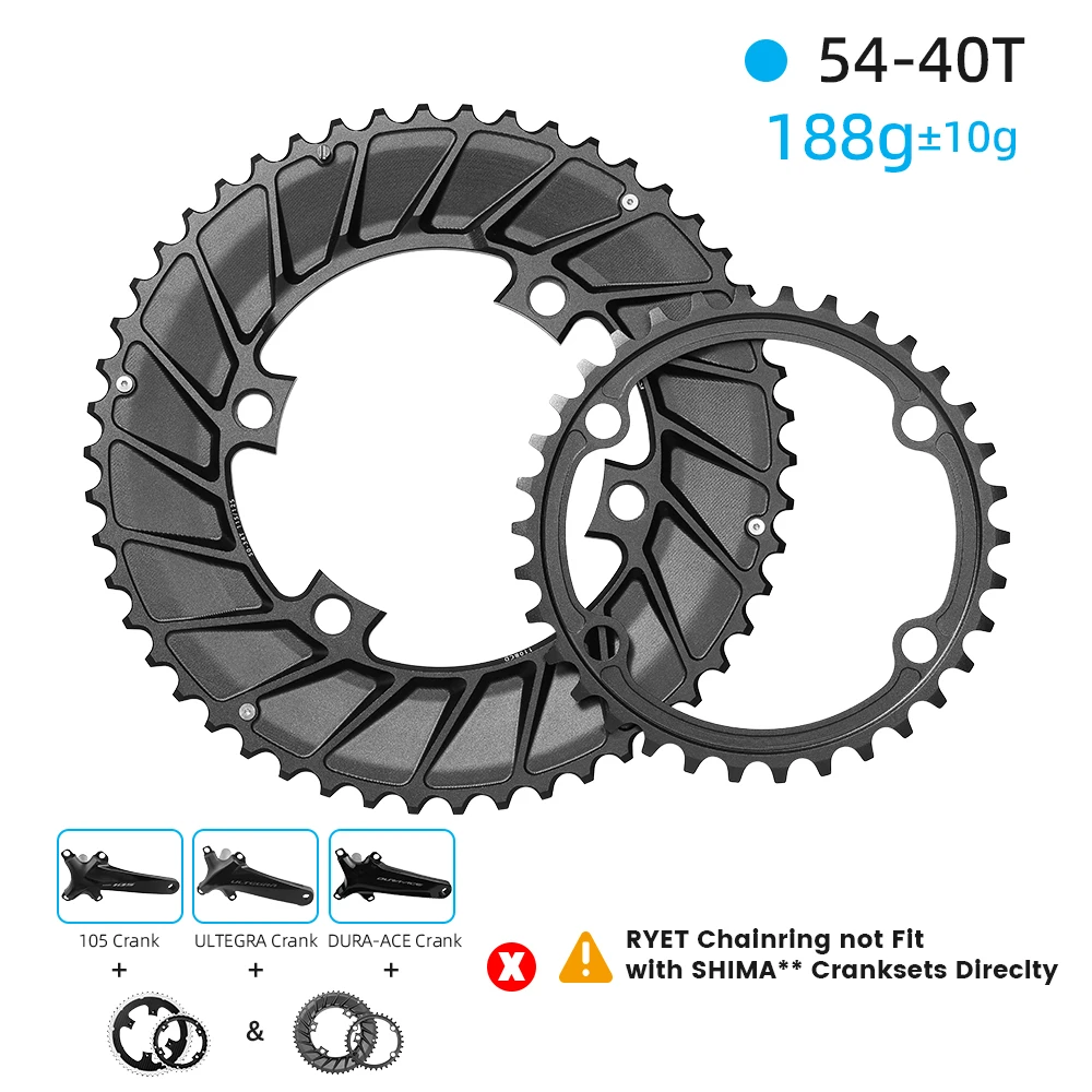 LEXON 道路フルカーボンクランクセット超軽量自転車クランク 29