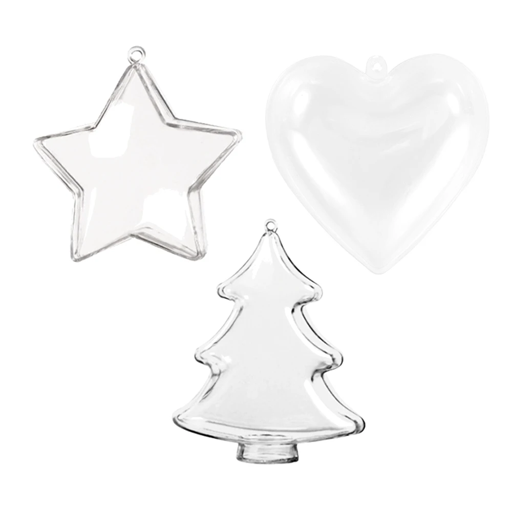3 Pcs Tree Pendant Exquisite Fashion Hanging nament Xmas Adornment Xmas Adornment Crafts Decorations Ball
