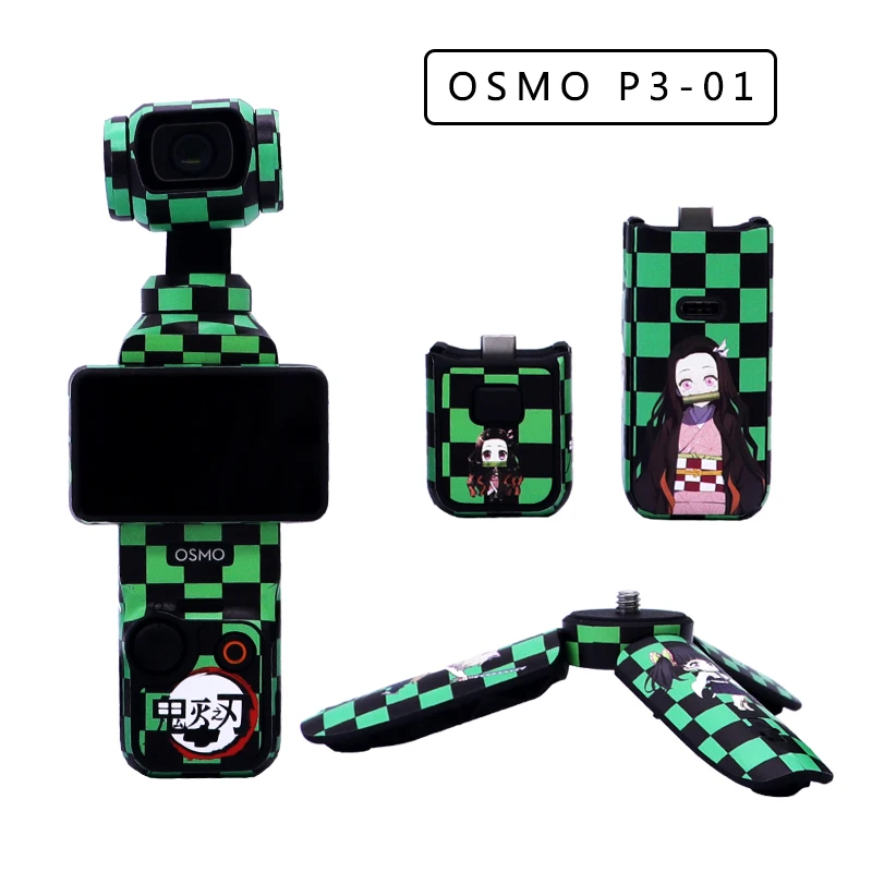 For DJI Osmo Pocket 3 Sports Camera Stickers Anti-scratch Protective Film Personalized Refit Decals Waterproof Skin Accessories