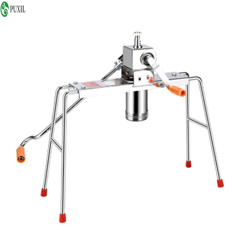 

Stainless steel noodle machine, manual noodle press, hand crank cutting, household pasta, 9 interchangeable dough molds