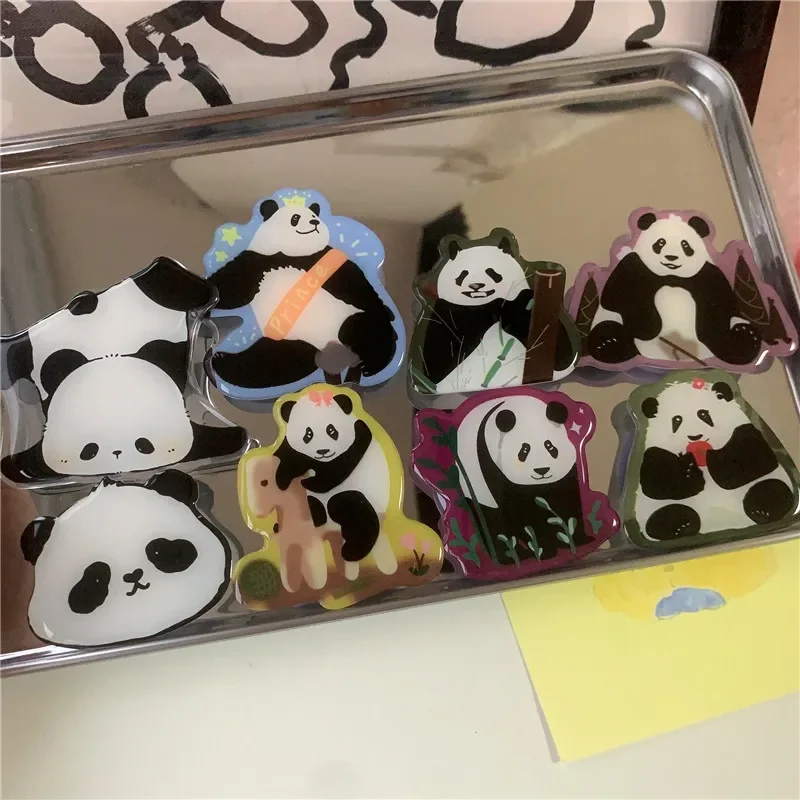 

Cute Panda Animal Expandable Mobile Phone Holder Stand INS Korean Foldable Grip Tok Socket Finger Ring Bracket Accessories