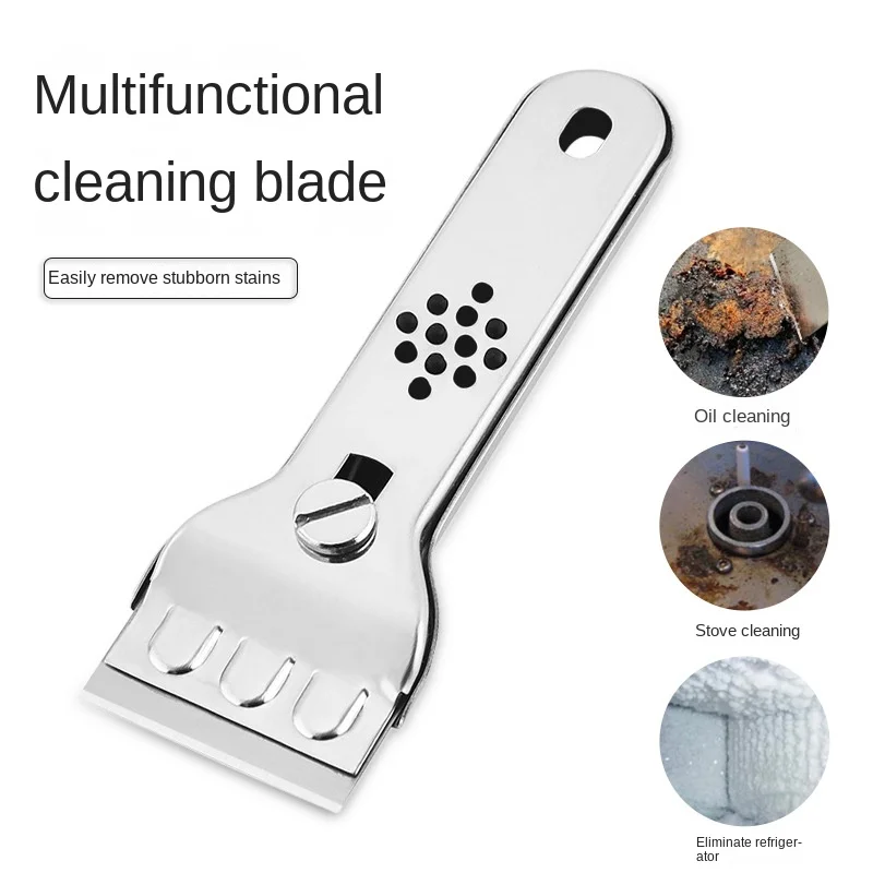 

Kitchen Cleaning Tools Stainless Steel Multi-purpose Cleaning Shovel Ice Shovel Range Hood Decontamination Shovel